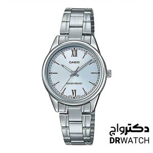 ساعت نقره ای زنانه کاسیو مدل LTP-V005D-2B3UDF