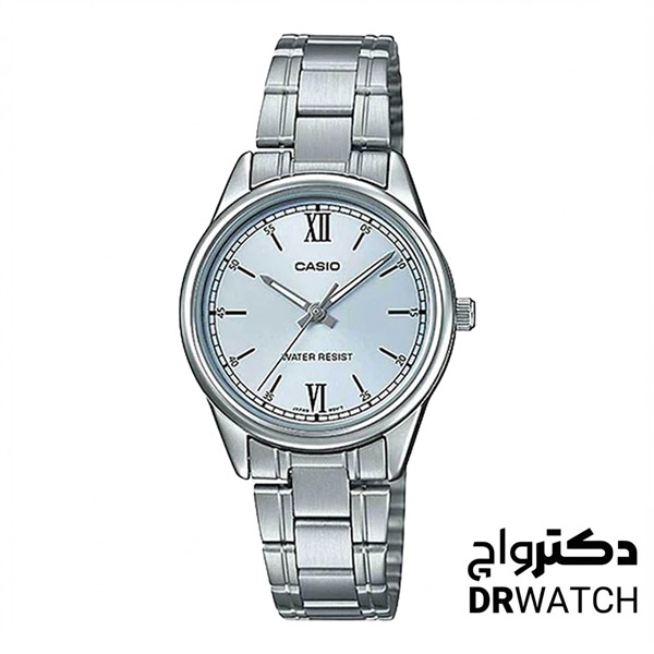 ساعت نقره ای زنانه کاسیو مدل LTP-V005D-2B3UDF