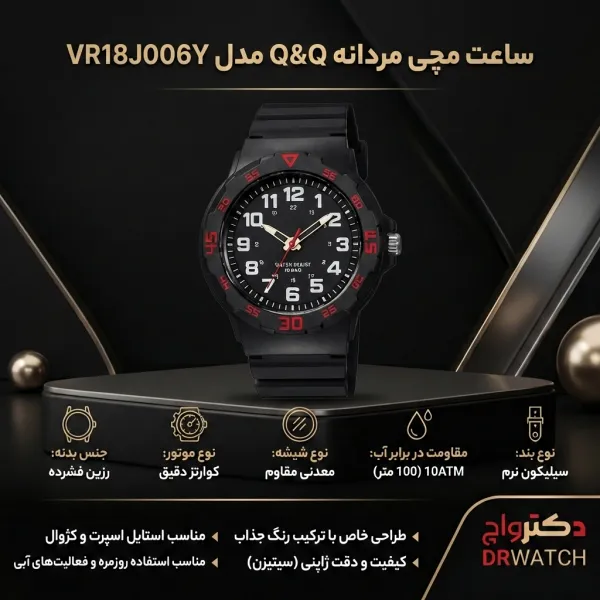 ساعت مچی مردانه Q&Q VR18J006Y