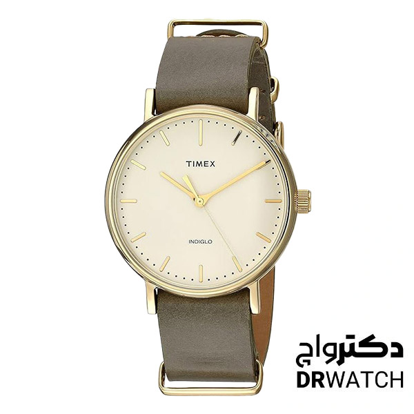 ساعت مچی زنانه بند چرمی تایمکس مدل TW2P98500