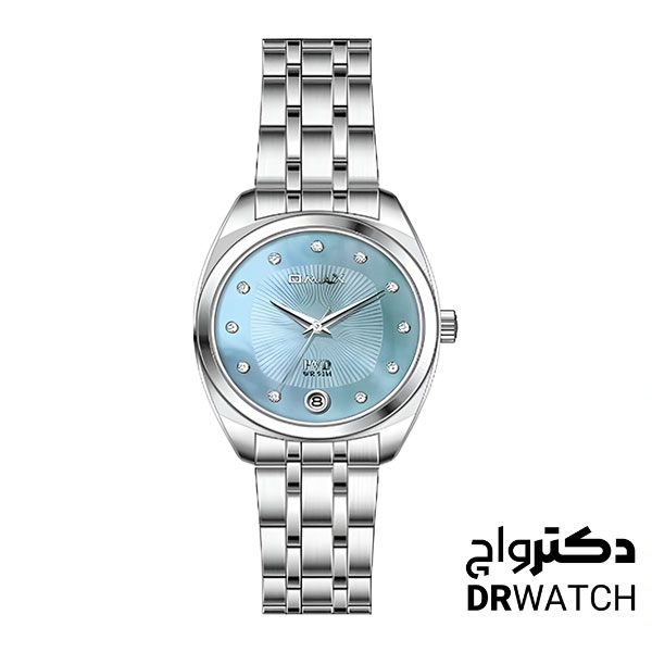 ساعت زنانه صفحه آبی اوماکس مدل JAS010I01X