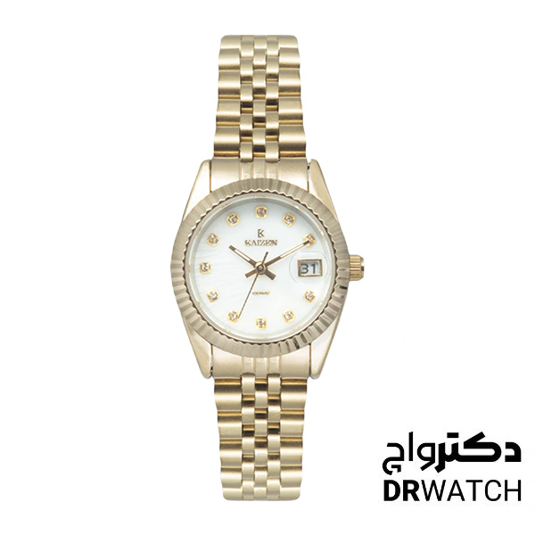 ساعت مچی زنانه تمام استیل کلاسیک کایزن اصل مدل KL2207