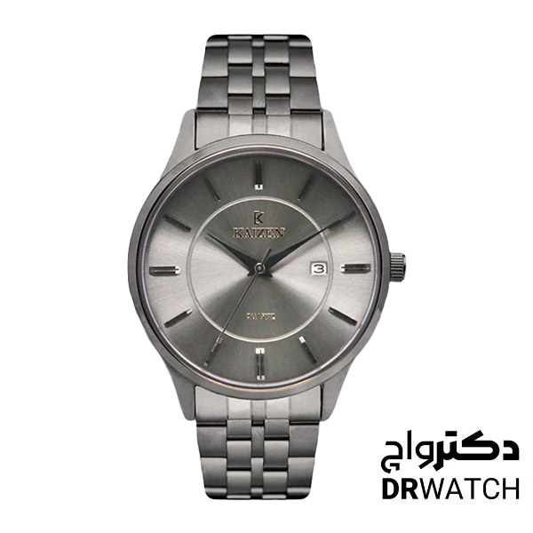 ساعت مچی مردانه بند فلزی کلاسیک کایزن مدل Kg3307