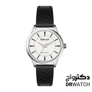 ساعت مچی زنانه بندچرمی مشکی اوماکس مدل RMS020IB13