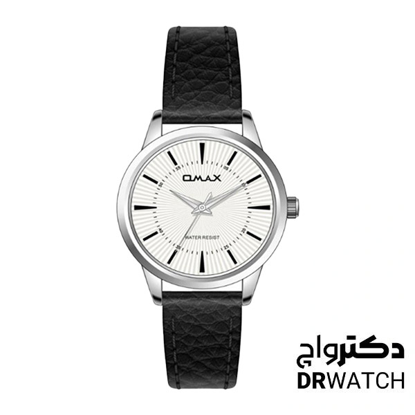 ساعت مچی زنانه بندچرمی مشکی اوماکس مدل RMS020IB13
