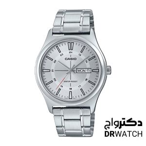 ساعت مردانه کاسیو نقره ای مدل MTP-V006D-7CU