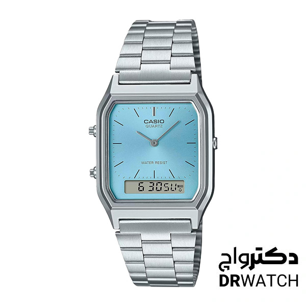 ساعت مچی یونیسکس وینتیج کاسیو مدل AQ-230A-2A1