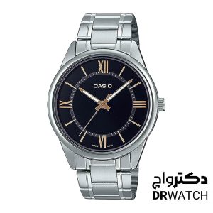 ساعت مچی مردانه استیل نقره ای کاسیو مدل MTP-V005D-1B5