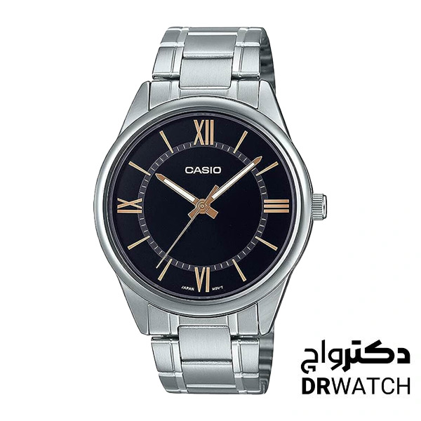 ساعت مچی مردانه استیل نقره ای کاسیو مدل MTP-V005D-1B5