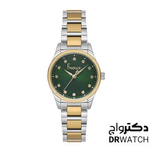 ساعت مچی زنانه نقره ای طلایی فری لوک اورجینال مدل FL.1.10444-6