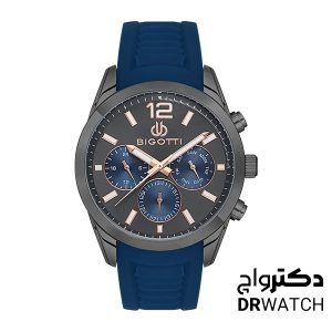 خرید ساعت مچی مردانه بند سیلیکون بیگوتی مدل BG.1.10493-3