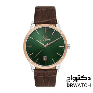 ساعت مچی مردانه اورجینال صفحه سبز بیگوتی مدل BG.1.10672-5