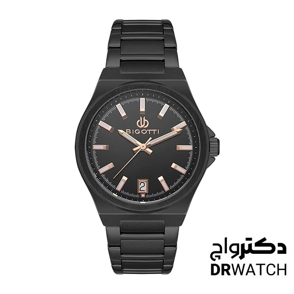 ساعت مچی مردانه مشکی بیگوتی مدل BG.1.10475-5