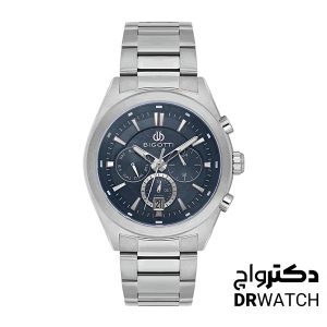 ساعت مچی مردانه استیل صفحه آبی بیگوتی مدل BG.1.10631-3