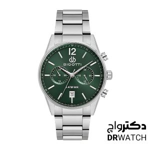خرید ساعت مچی مردانه صفحه سبز بیگوتی مدل BG.1.10509-4