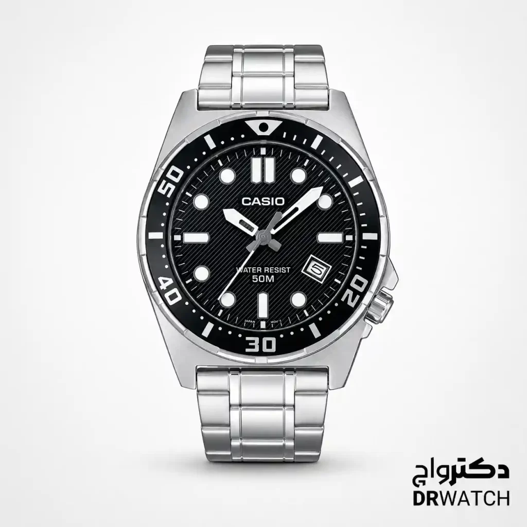 ساعت مچی عقربه‌ای مردانه کوارتز کاسیو مدل MTD-135D-1AVDF